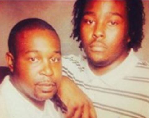 Wayne Pratt with his son Tony Durant.